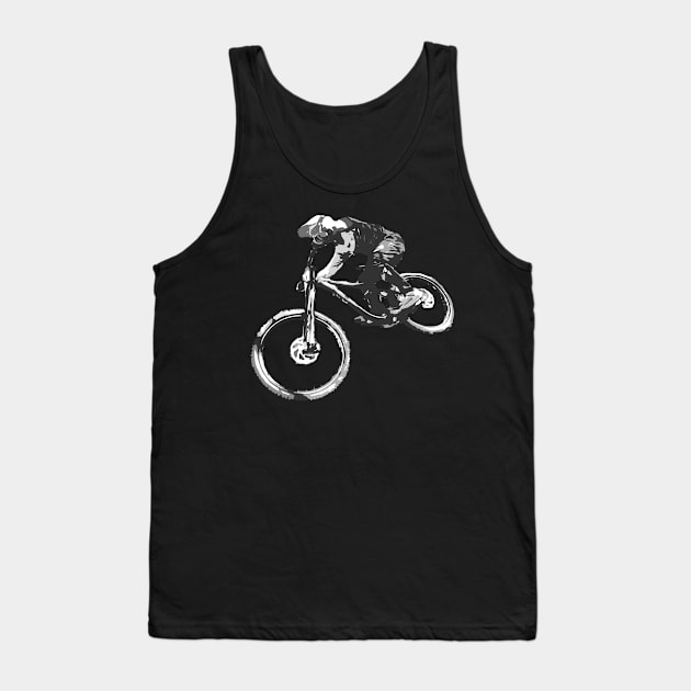 mtb downhill Tank Top by rickylabellevie